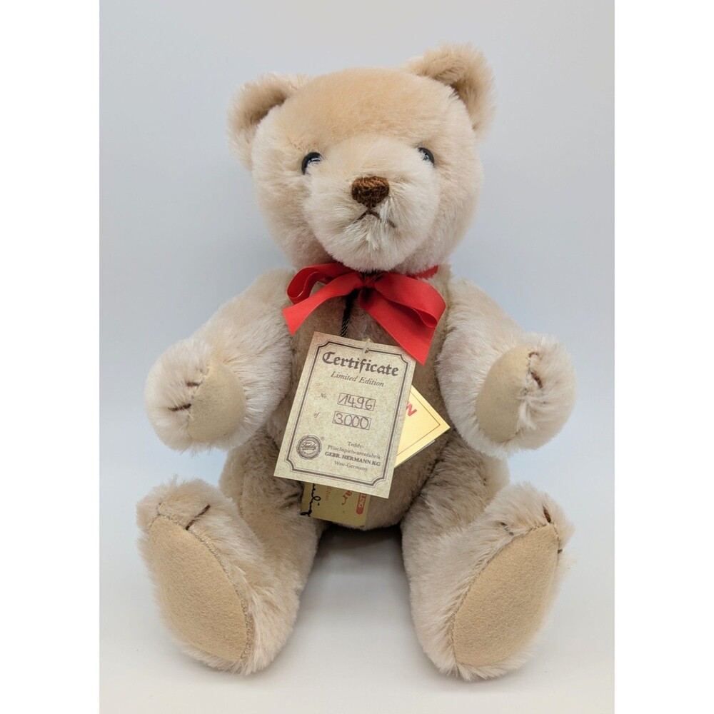 Teddy Hermann Original Jointed Mohair Plush Bear 13"